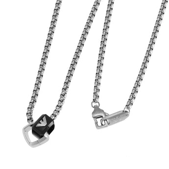 Emporio Armani Stainless Steel Key Basic Pendant With Chain