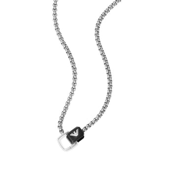 Emporio Armani Stainless Steel Key Basic Pendant With Chain
