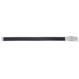 Emporio Armani Stainless Steel Blue Leather ID Bracelet