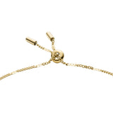 Fossil Yellow Gold Plated Stainless Steel Drew Heart Bracelet
