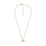 Fossil Yellow Gold Plated Stainless Steel Sadie Pendant with Chain