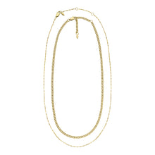 Load image into Gallery viewer, Fossil Yellow Gold Plated Stainless Steel Chain Set