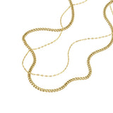 Fossil Yellow Gold Plated Stainless Steel Chain Set