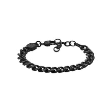Load image into Gallery viewer, Fossil Black Stainless Steel Jewelry Bold Black 16.5+5cm Bracelet