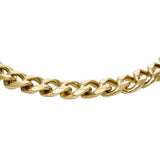 Fossil Yellow Gold Plated Stainless Steel Jewelry Bold 16.5+5cm Bracelet