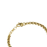 Fossil Yellow Gold Plated Stainless Steel Jewelry 20+2cm Bracelet