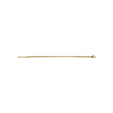 Fossil Yellow Gold Plated Stainless Steel Jewelry 20+2cm Bracelet
