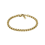 Fossil Yellow Gold Plated Stainless Steel Jewelry 20+2cm Bracelet