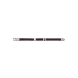 Fossil Stainless Steel Jewelry Brown Leather Strap Bracelet