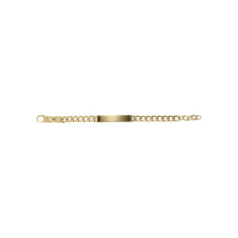 Fossil Yellow Gold Plated Stainless Steel Drew Bracelet