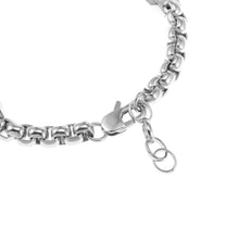 Load image into Gallery viewer, Fossil Stainless Steel Drew ID 22.5cm Bracelet