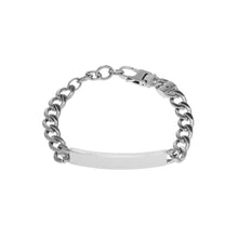 Load image into Gallery viewer, Fossil Stainless Steel Drew ID 22.4cm Bracelet