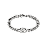 Emporio Armani Stainless Steel Logo Chain Bracelet