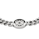 Emporio Armani Stainless Steel Logo Chain Bracelet