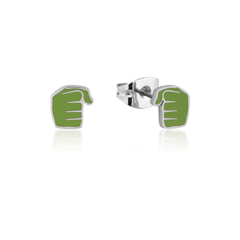 Couture Kingdom Disney Stainless Steel Hulk Enamel Stud Earrings