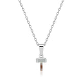 Couture Kingdom Disney Stainless Steel Thor Pendant On Chain
