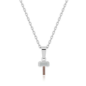 Couture Kingdom Disney Stainless Steel Thor Pendant On Chain