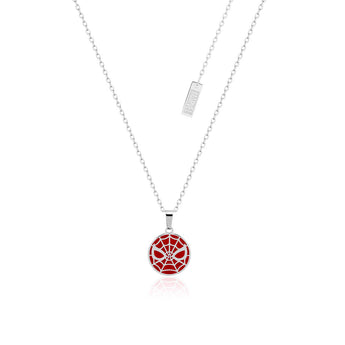 Couture Kingdom Disney Stainless Steel Spider Man Enamel Pendant On Chain