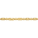 Michael Kors Gold Plated Brass Astor Link Pave 16" Chain