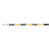 Stainless Steel Multi Tone Hinged 21cm Bracelet