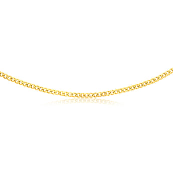 Stainless Steel Gold Polished Curb 60cm Chain
