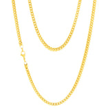 Stainless-Steel Gold-Plated Wheat 60cm Chain