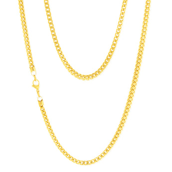 Stainless-Steel Gold-Plated Wheat 60cm Chain