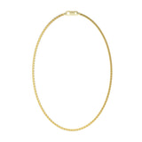 Guess Men's Jewellery Gold Plated Stainless Steel 8mm Textured Hook Chain