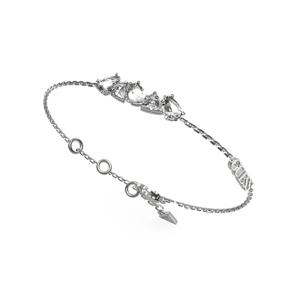 Guess Stainless Steel Multi Crystal Bracelet Grahams Jewellers