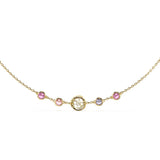 Guess Gold-Plated Stainless-Steel Crystals And 4G Charms 16-18" Chain