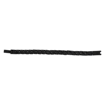 Stainless Steel Matt Black 21.5cm Bracelet