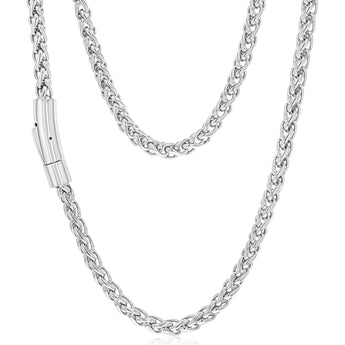Stainless Steel Rope Chain Necklace