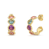 Guess Multi Crystal Hoops