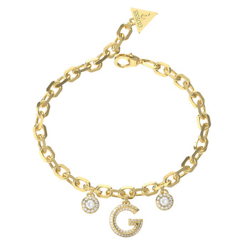 Guess G Pave Multi Charm Bracelet