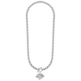 Guess Crystal Heart T-Bar Necklace