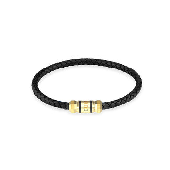 Guess Exagon Leather Bracelet