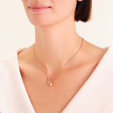 Rosefield Bold Solitary Charms Gold Necklace