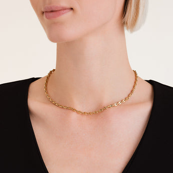 Rosefield Coffee Bean Small Chain Necklace