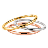 Stainless Steel Rose Gold Plated 65mm Golf Bangle