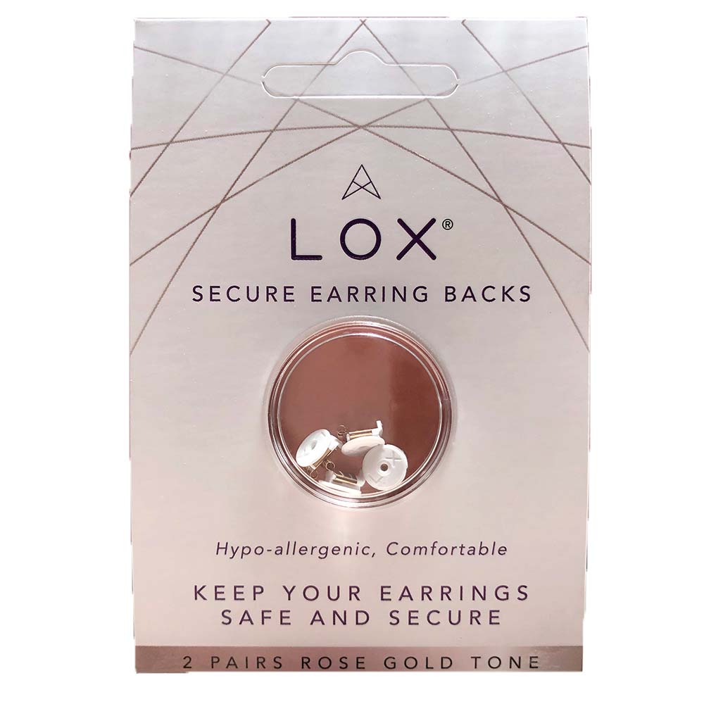 Lox LOX 2 Pair Gold Tone Locking Earring Backs - Jewellery from Faith  Jewellers UK
