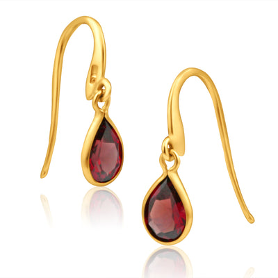 Garnet 14 karat gold earrings dangle cluster wwwsolutiondraftcom