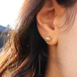 9ct Yellow Gold Filigree Ball Stud Earrings