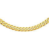 9ct Yellow SOLID Gold Heavy Curb 55cm Chain 550 Gauge