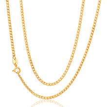 Load image into Gallery viewer, 9ct Yellow Gold 60 Gauge Curb 45cm Chain