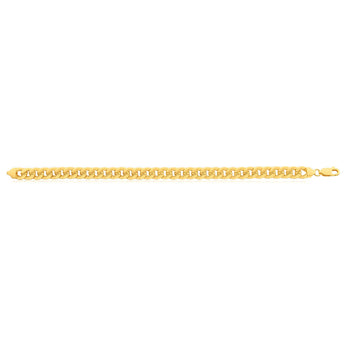 9ct Yellow Gold Copper Filled Curb Bracelet