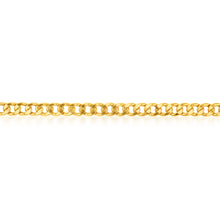 Load image into Gallery viewer, 9ct Yellow Gold Copper Filled Flat Curb 55cm Chain 250Gauge