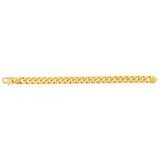 9ct Yellow Gold Copper Filled Curb 22cm Bracelet 300 Gauge