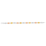 9ct Yellow Gold, White Gold & Rose Gold Fancy Bracelet