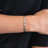 9ct Yellow Gold, White Gold & Rose Gold Fancy Bracelet