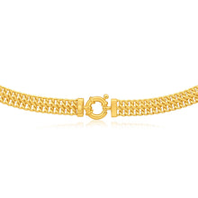 Load image into Gallery viewer, 9ct Yellow Gold Copper Filled Mesh 45cm Chain 100Gauge with a Boltring